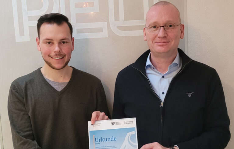 REO AG remet une bourse dans le cadre du programme Deutschlandstipendium