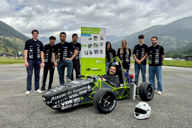 REO soutient l&rsquo;équipe Green Lion Racing de l&rsquo;université de Wuppertal.